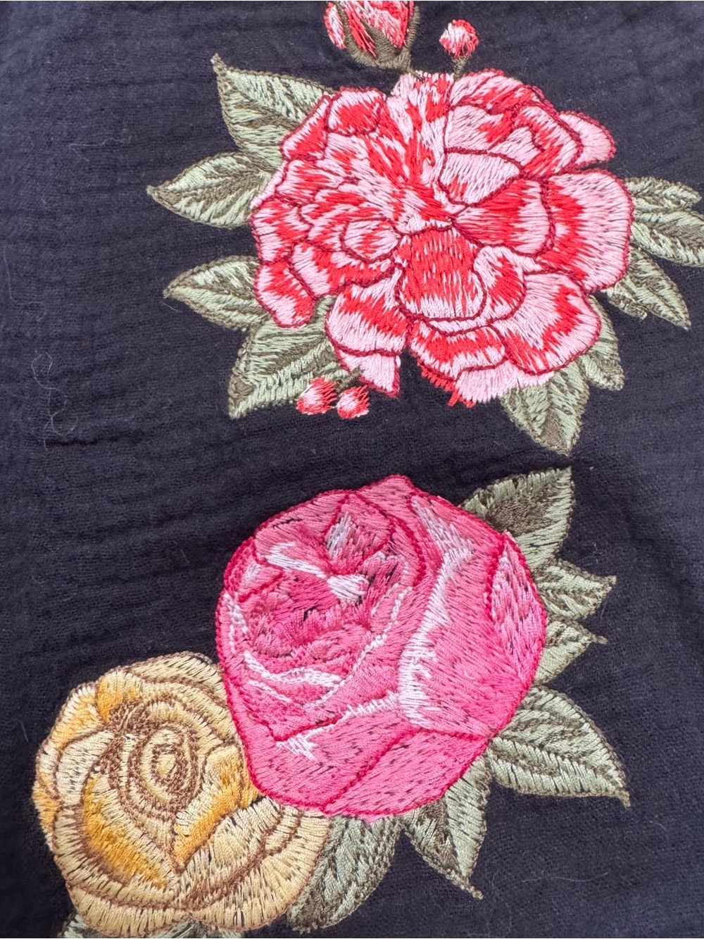 Agua Bendita NWT SET Cotton Jack Shirt & CeCe Shorts Embroidered Flower Crinkle - Picture 9 of 12